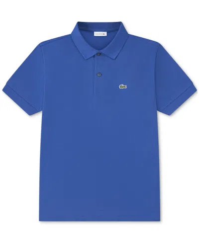 LACOSTE BIG BOYS COTTON PETIT PIQUE POLO SHIRT