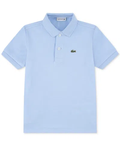 LACOSTE BIG BOYS COTTON PETIT PIQUE POLO SHIRT