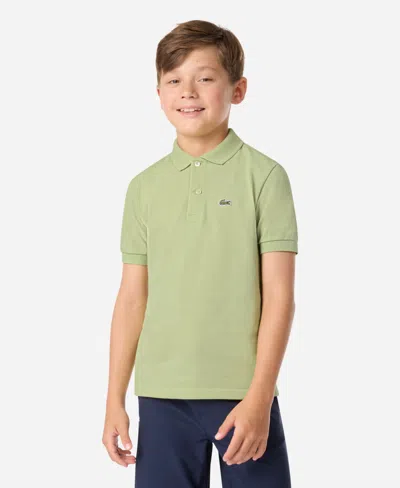 Lacoste Kids' Big Boys Cotton Petit Pique Polo Shirt In Green