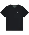 Lacoste Kids' Big Boys Short-sleeve Cotton Core T-shirt In Black