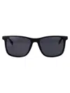 Lacoste Black Acetate Sunglasses In Black