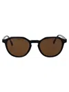Lacoste Black Acetate Sunglasses In Black