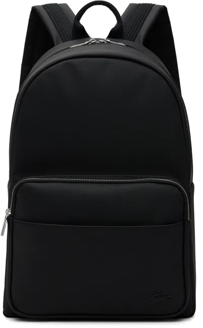 Lacoste Black Classic Backpack