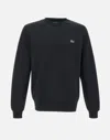 Lacoste Logo Patch Sweater Sweaters And Cardigans Blue In Black