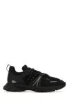Lacoste Mesh Upper Sneakers With Pull Tab And Rubber Sole