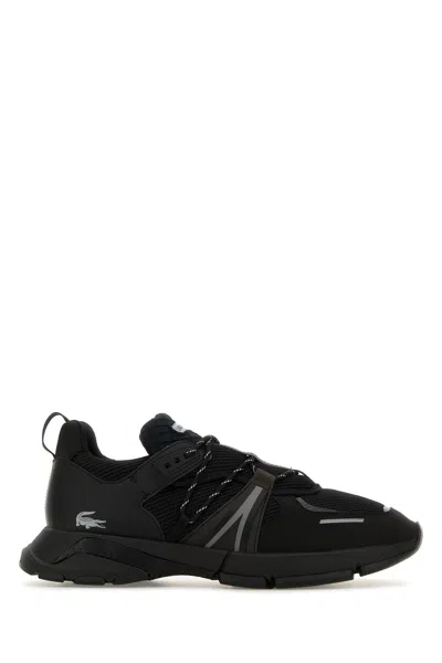 Lacoste Black Fabric L003 Sneakers