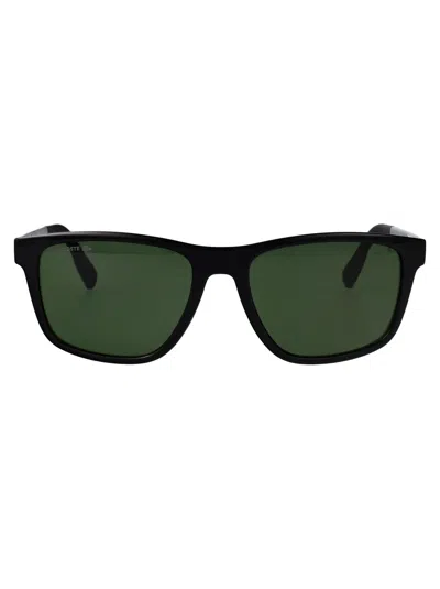 LACOSTE LACOSTE BLACK INJECTED SUNGLASSES