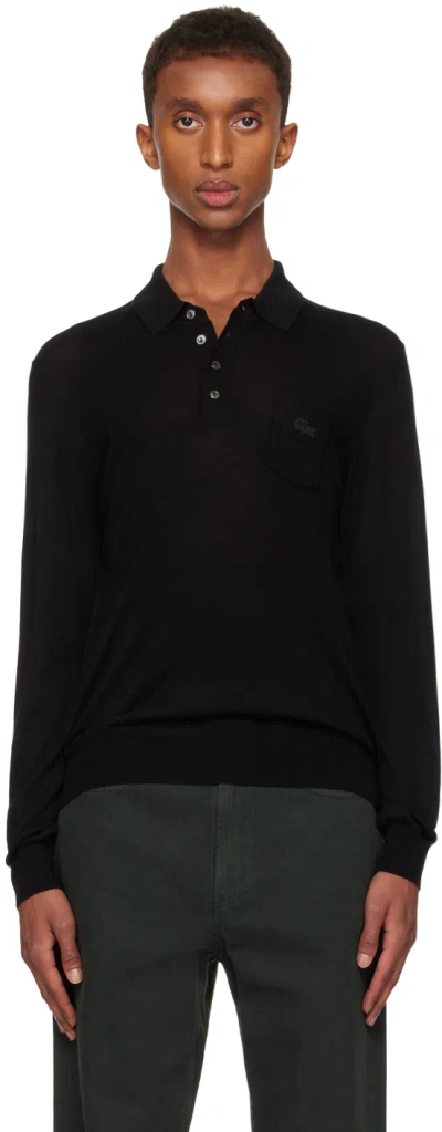 Lacoste Black Jim Sweater Polo In 031