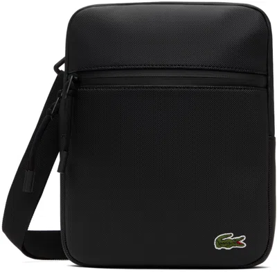 Lacoste Black Lcst Medium Petit Piqué Bag In P88