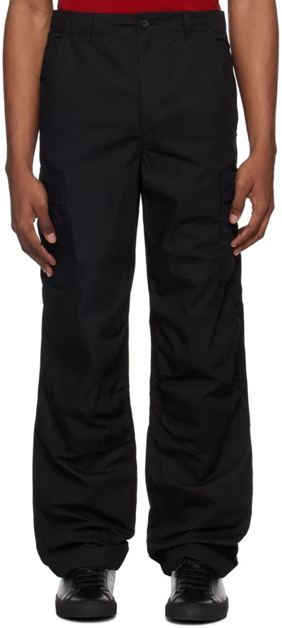 Lacoste Black Lightweight Cargo Trousers