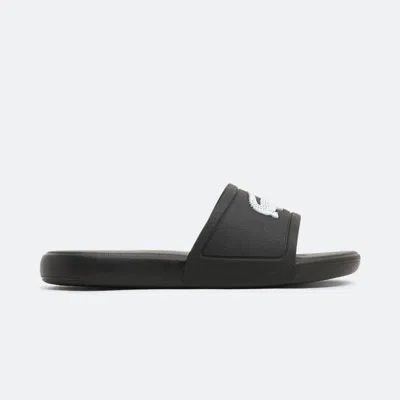 Lacoste Kids' Black Logo Toddler Slides