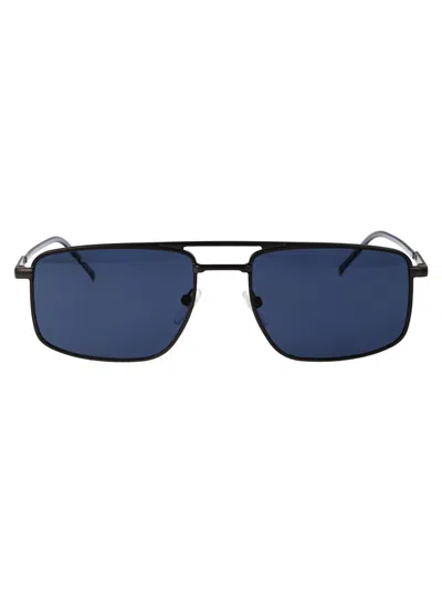 Lacoste Black Metal Sunglasses