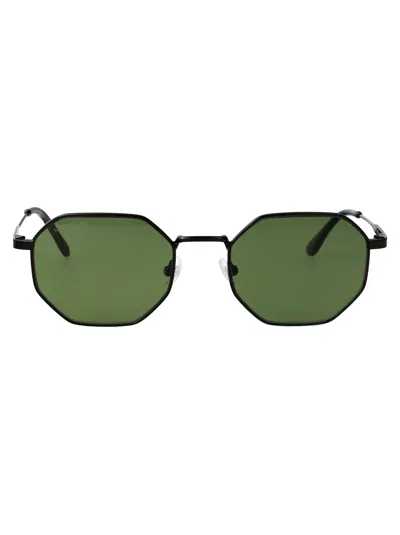 LACOSTE LACOSTE BLACK METAL SUNGLASSES