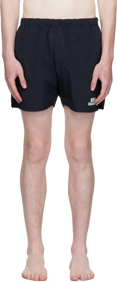 Lacoste Black Mid Length Swim Shorts