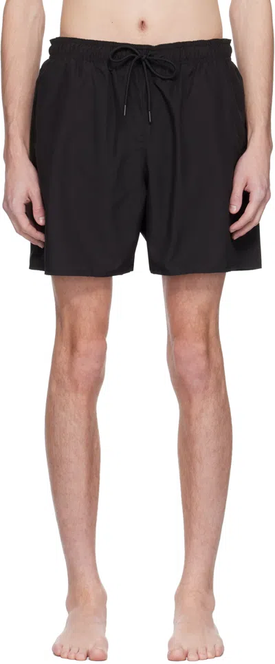 Lacoste Black Quick-dry Swim Shorts In 964 Black