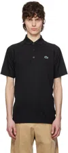Lacoste Black Regular Fit Uv Protect Golf Polo In 031