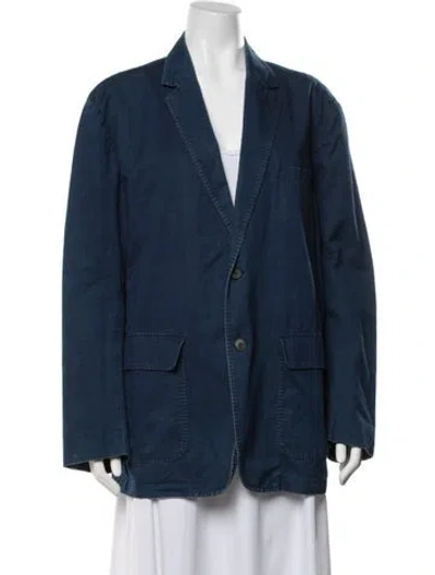 Pre-owned Lacoste Blazer In Blue