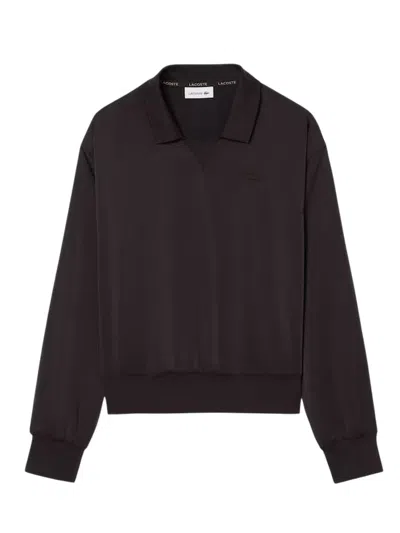 Lacoste Blouses And Shirts Woman  - Long Sleeve Shirt - N.d. In Brown