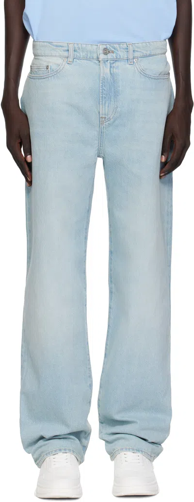 Lacoste Blue 5 Pocket Straight Cut Jeans