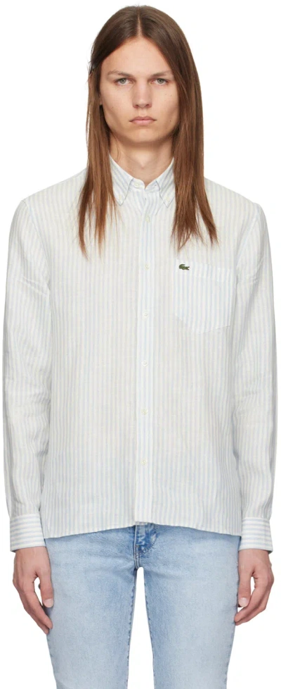 Lacoste Shirt With Logo In White