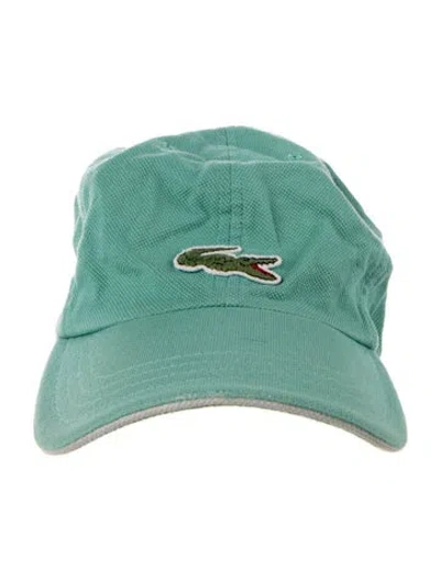 Pre-owned Lacoste Blue Cotton  Baseball Cap
