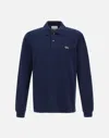 Lacoste Navy Classic Fit Long Sleeve L.12.12 Polo