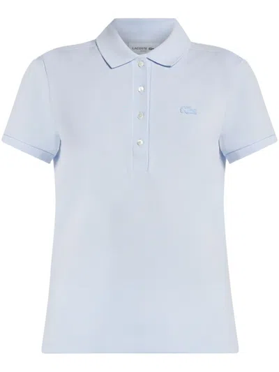 Lacoste Blue Cotton Polo