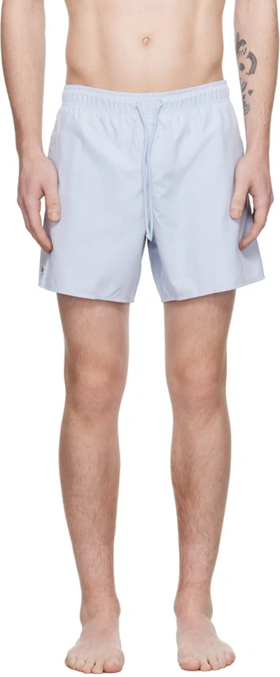 Lacoste Blue Drawstring Swim Shorts In Phoenix Blue