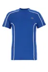 Lacoste Blue Polyester T-shirt In Ixw