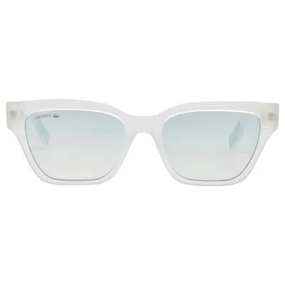 Lacoste Blue Rectangular Ladies Sunglasses L6002s 970 53
