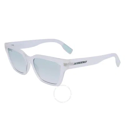 Lacoste Blue Rectangular Ladies Sunglasses L6002s 970 53