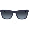 Lacoste Blue Rectangular Men's Sunglasses L929se 424 53