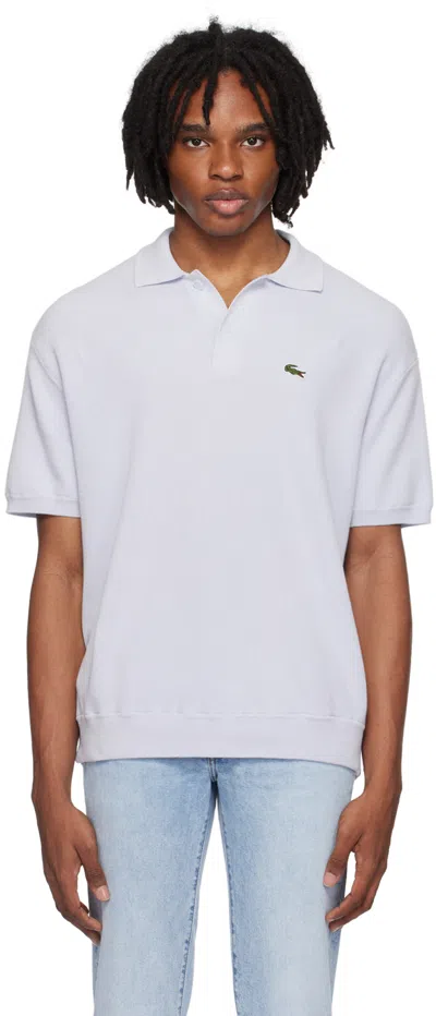 Lacoste Blue Relaxed-fit Polo In Phoenix Blue