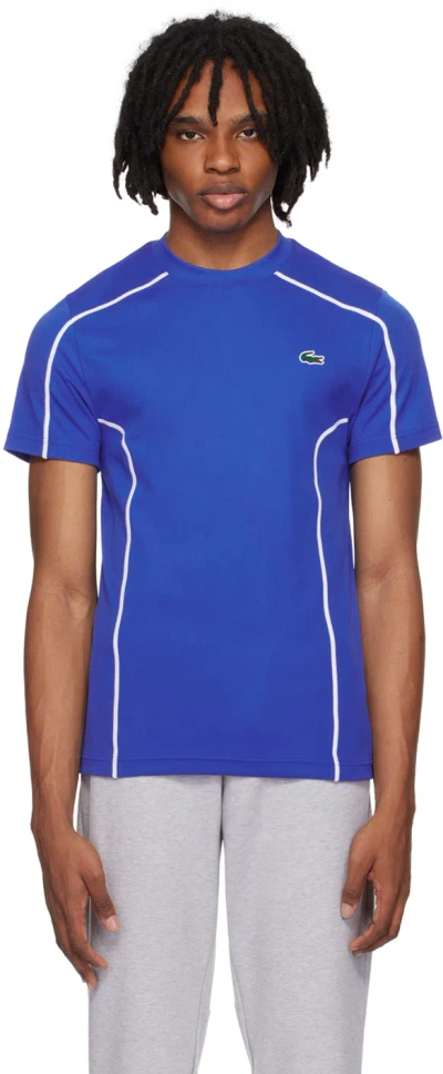Lacoste Blue Ultra-dry T-shirt In Ladigue