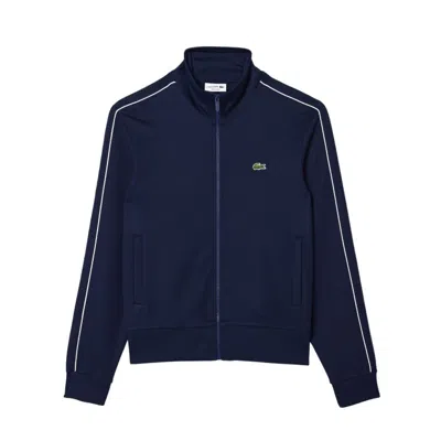 Lacoste Zipped Sport Sweatshirt - 4xl - 9 In Blu Blu E Verdi