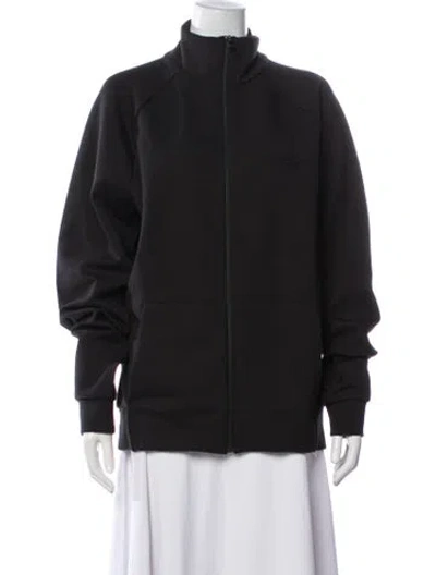 Pre-owned Lacoste Bomber Jacket In Black