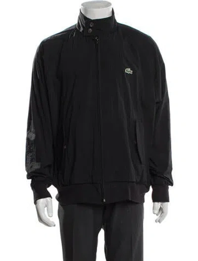 Pre-owned Lacoste Bomber Jacket In Black