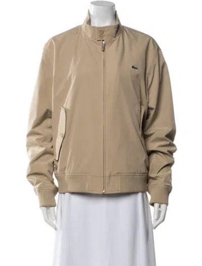 Pre-owned Lacoste Bomber Jacket In Neutrals