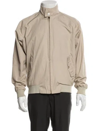 Pre-owned Lacoste Bomber Jacket In Neutrals