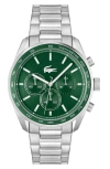 LACOSTE BOSTON CHRONOGRAPH WATCH, 42MM