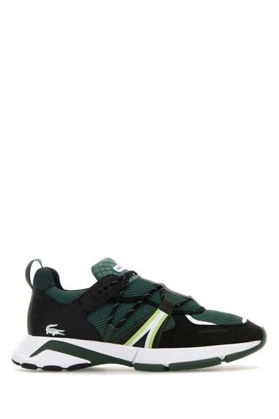 LACOSTE BOTTLE GREEN FABRIC L003 SNEAKERS