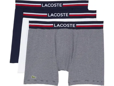 LACOSTE BOXER BRIEFS 3-PACK FRENCH FLAG ICONIC LIFESTYLE