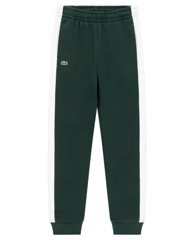 Lacoste Boys' 10-16 Adjustable Drawcord Pants In Sinople