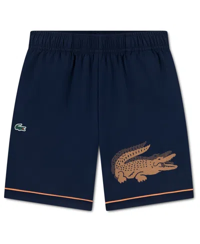 Lacoste Kids' Boys' 10-16 Stretch Woven Pull-on Shorts In Brown