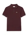 Lacoste Boys' Classic Pique Polo Shirt - Little Kid, Big Kid In Bzd Expresso