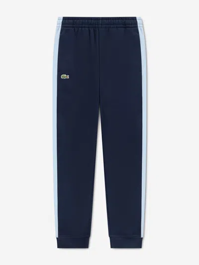 Lacoste Babies'  Boys Colourblock Joggers In Blue