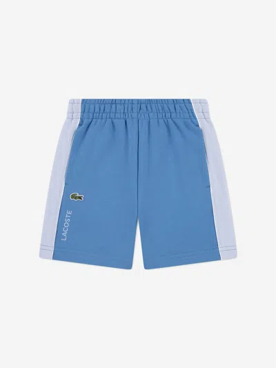 Lacoste Kids'  Boys Colourblock Shorts In Blue