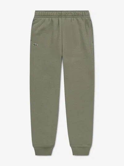Lacoste Babies'  Boys Core Fleece Joggers In Green