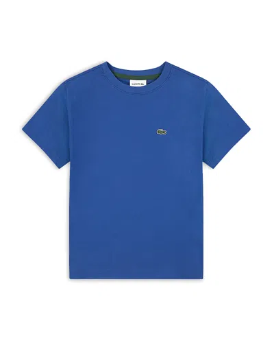 Lacoste Boys' Core Tee - Little Kid, Big Kid In Blue