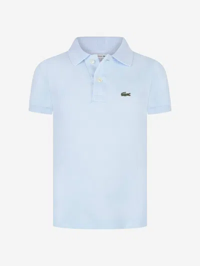 Lacoste Kids' Boys Cotton Short Sleeve Polo Shirt 8 Yrs Blue
